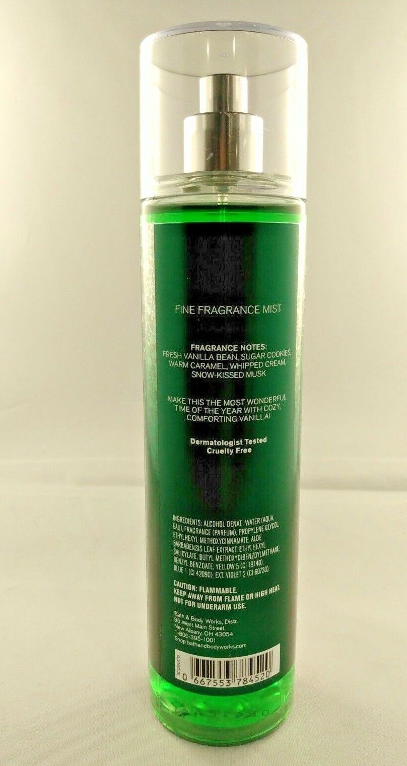 Bath & Body Works Vanilla Bean Noel Fine Fragrance Mist 8 fl oz- NEW
