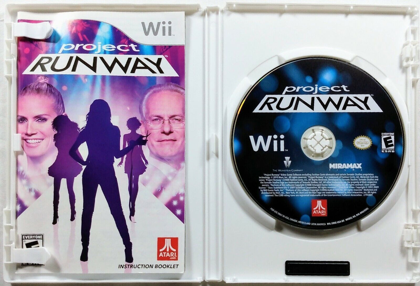 Nintendo Wii-6 Game Bundle-Bakigan, Order Up! Circus Star and More-