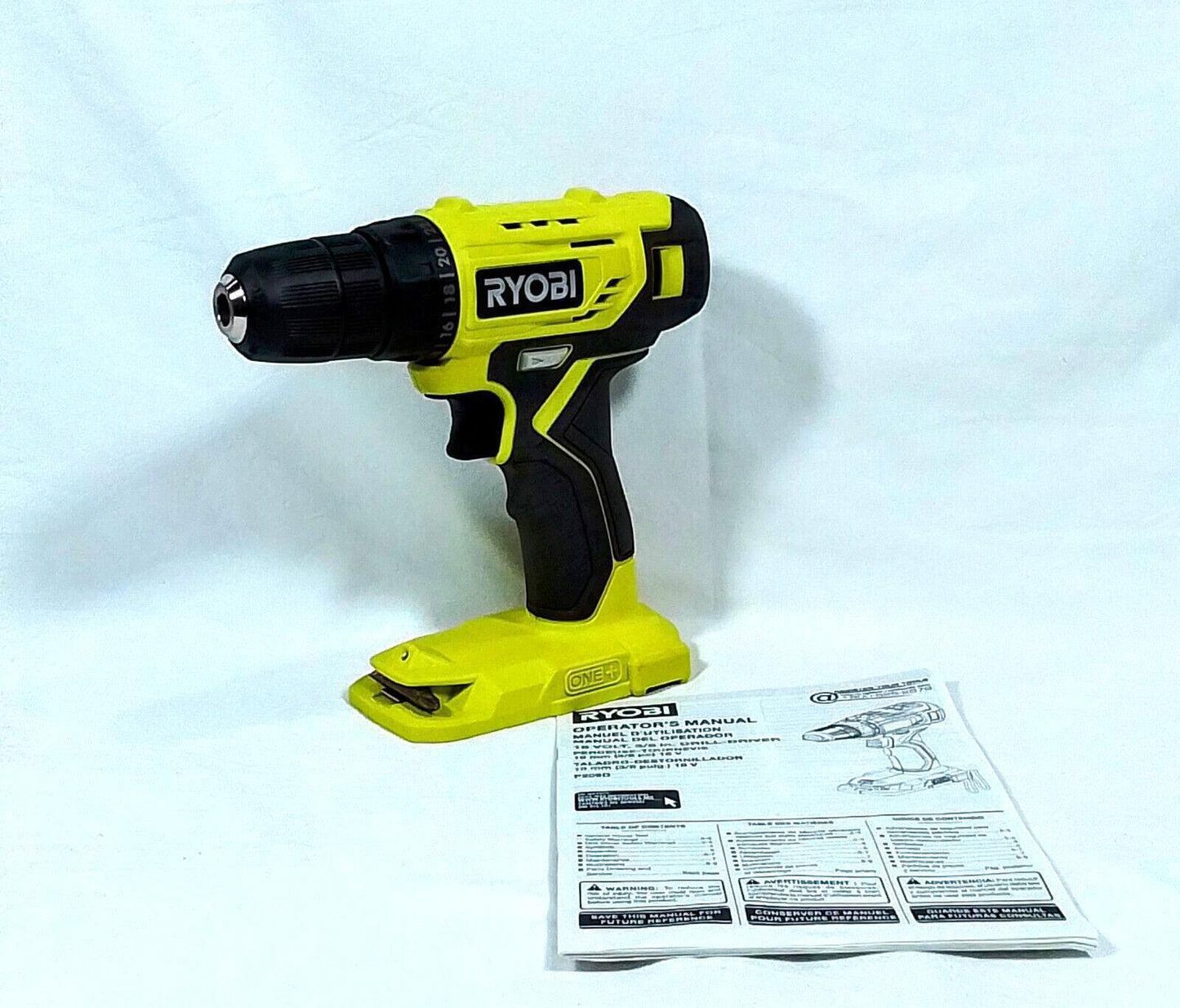 Ryobi P209 18v 3/8in. Drill-Driver-TOOL ONLY-USED