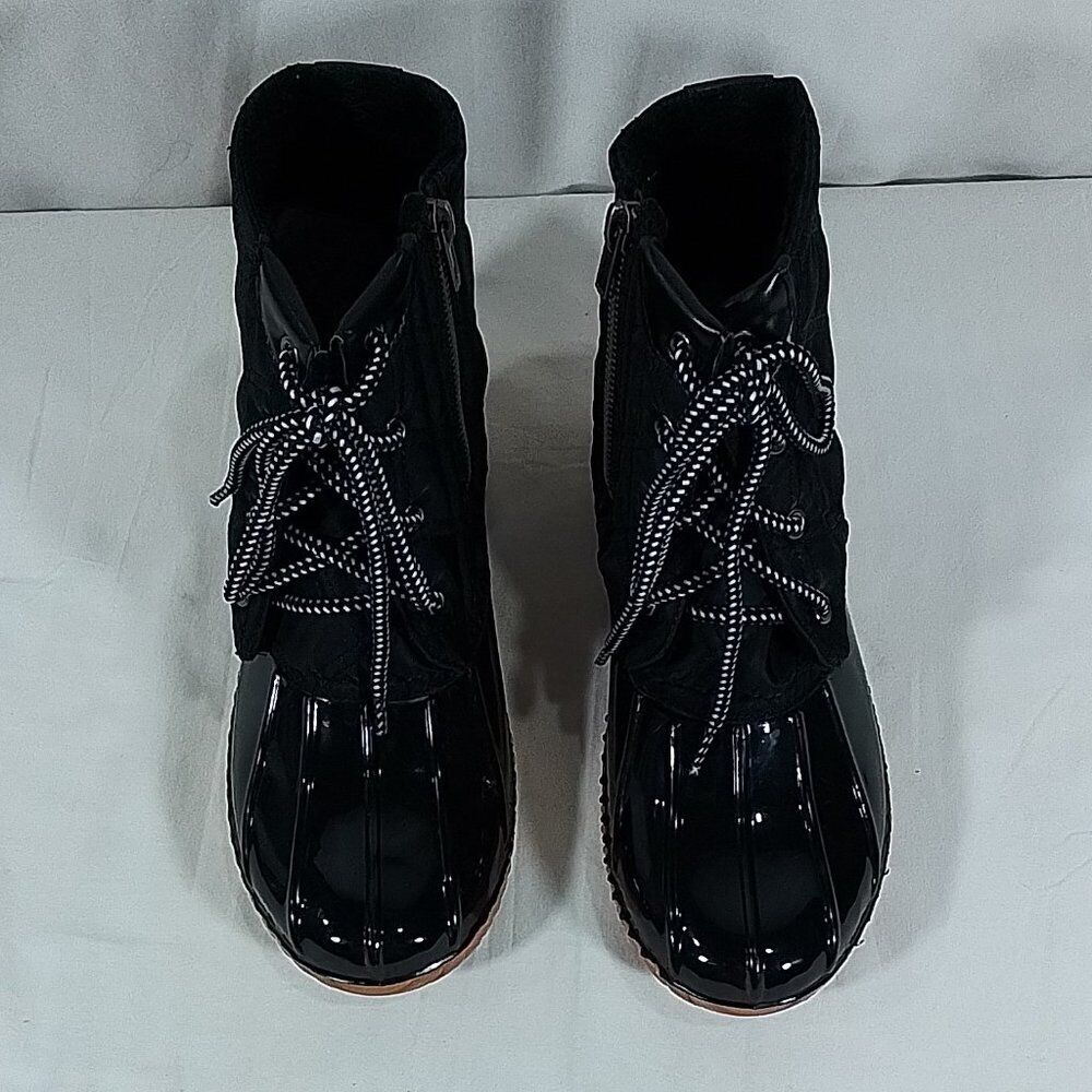 Women's Portland Boot Co. Quilted Duck Boot - Black - 8 - NIB