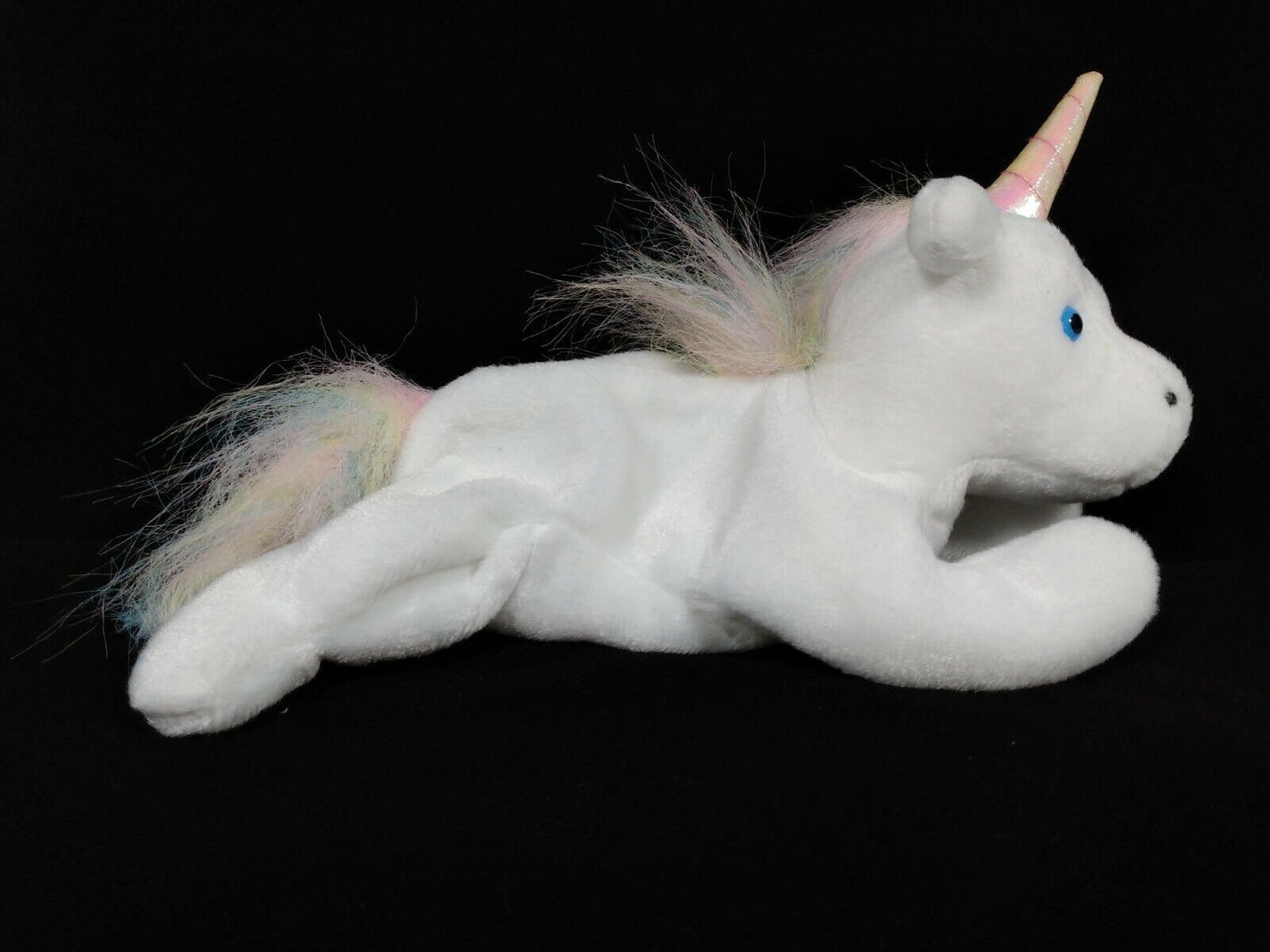 Ty Mystic Unicorn Beanie Baby-Iridescent Horn-Retired-