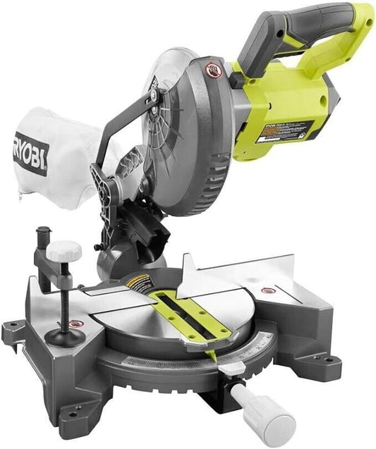 RYOBI 18-Volt ONE+ Cordless 7-1/4 in. Compound Miter Saw - New - Open Box