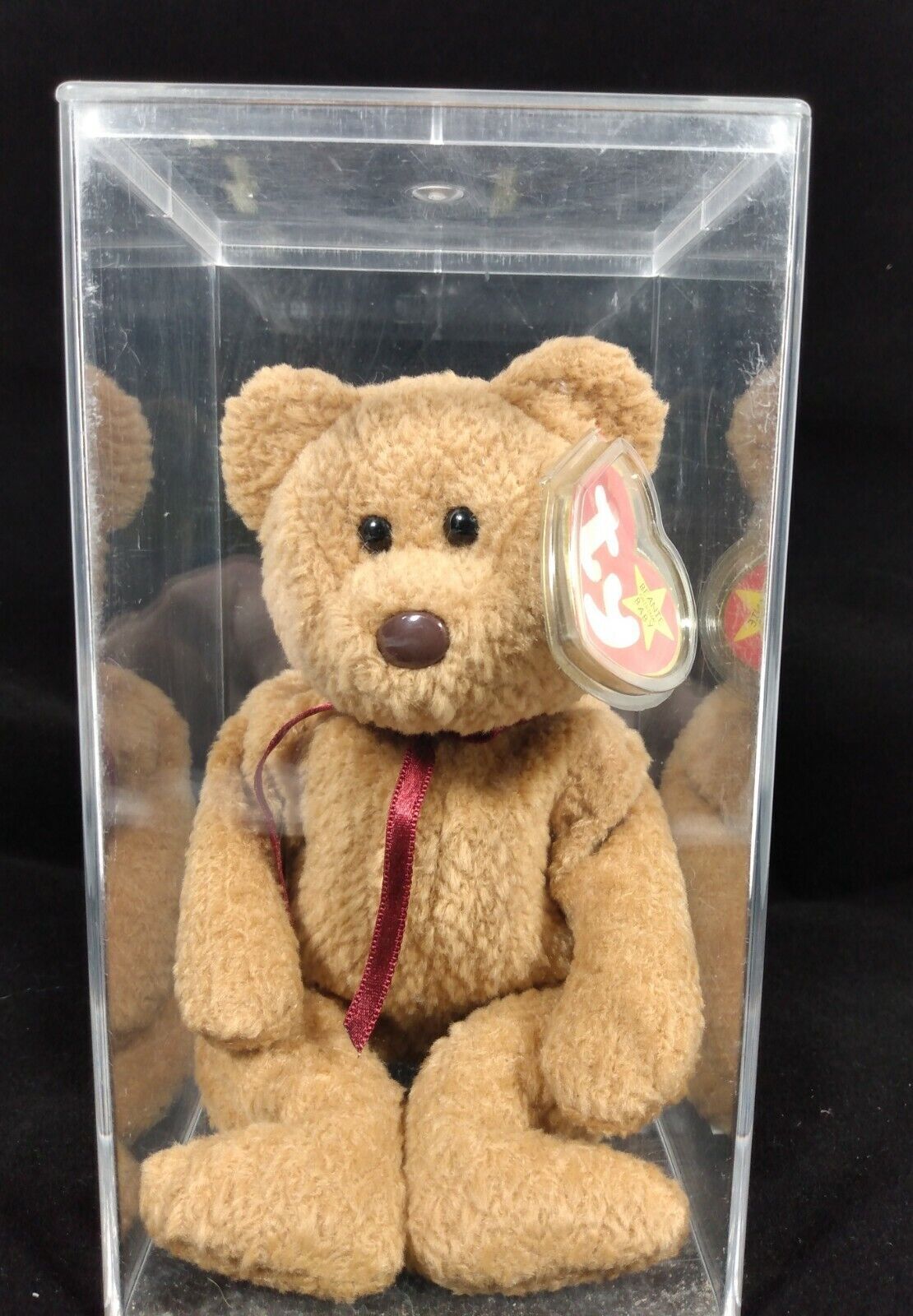 Ty Beanie Babies Curly The Bear Plush-Retired