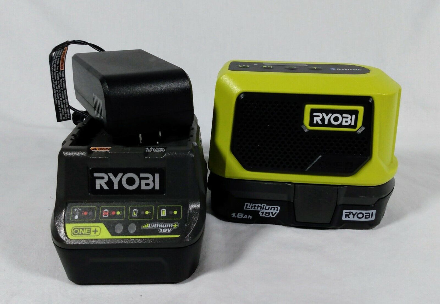 Ryobi Compact Speaker w/Bluetooth PAD02B-New-Bulk Packaged-