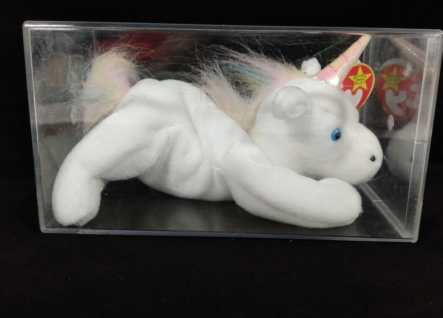 Ty Mystic Unicorn Beanie Baby-Iridescent Horn-Retired-