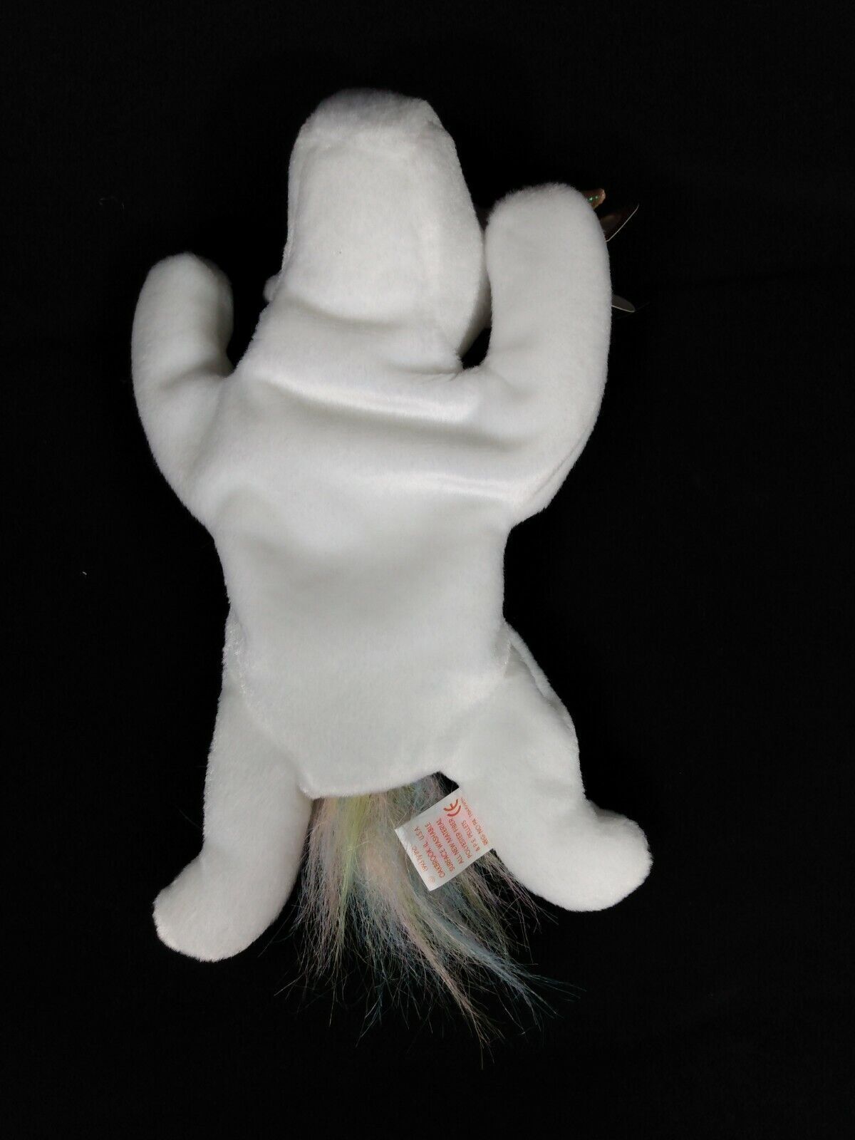 Ty Mystic Unicorn Beanie Baby-Iridescent Horn-Retired-