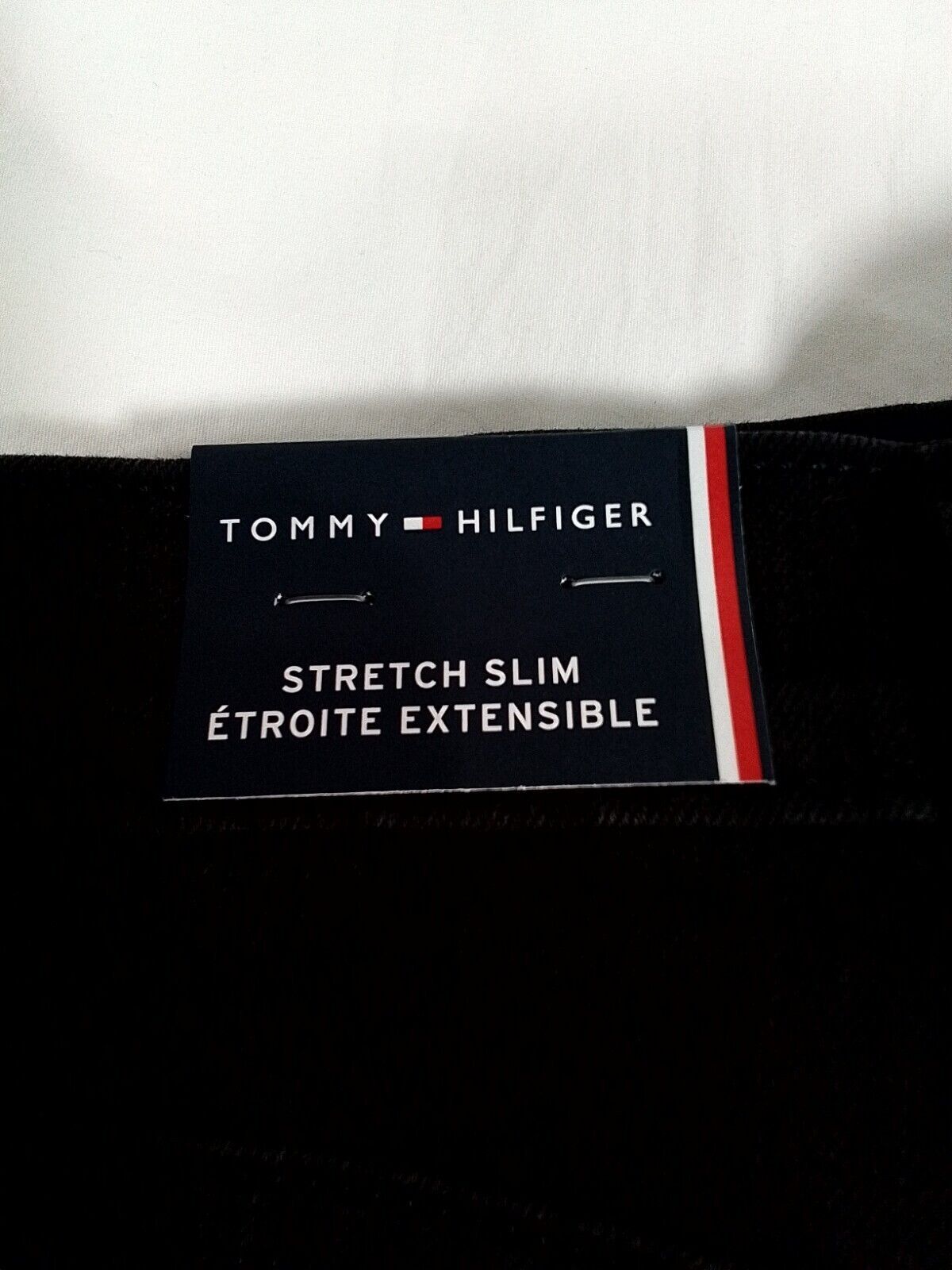 Tommy Hilfiger Stretch Slim Jeans Denim-Black Wash-Size 40Wx30-NWT-