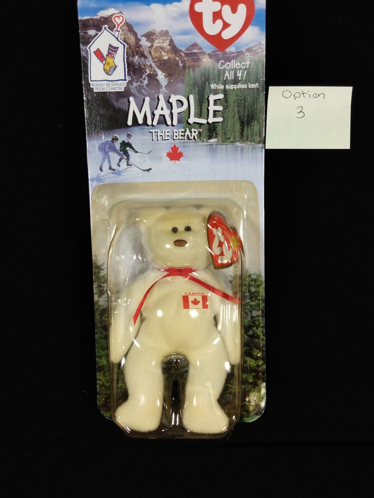 TY Maple the Bear Ronald McDonald House Charities-Yellowing of Plastic