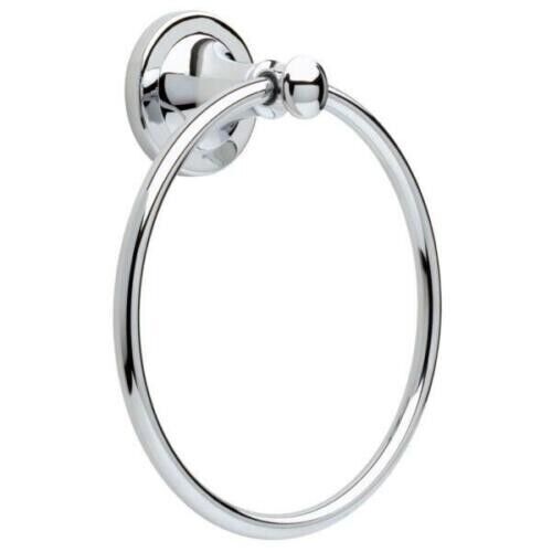 Delta Silverton Towel Ring in Chrome-132889-Open Box-!