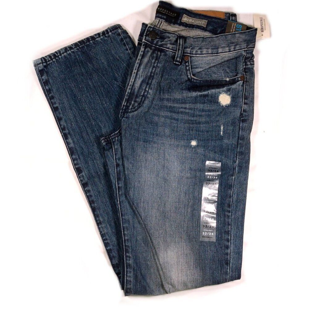 Aeropostale Men's Straight Fit Jeans - 32x34 - New with Tags