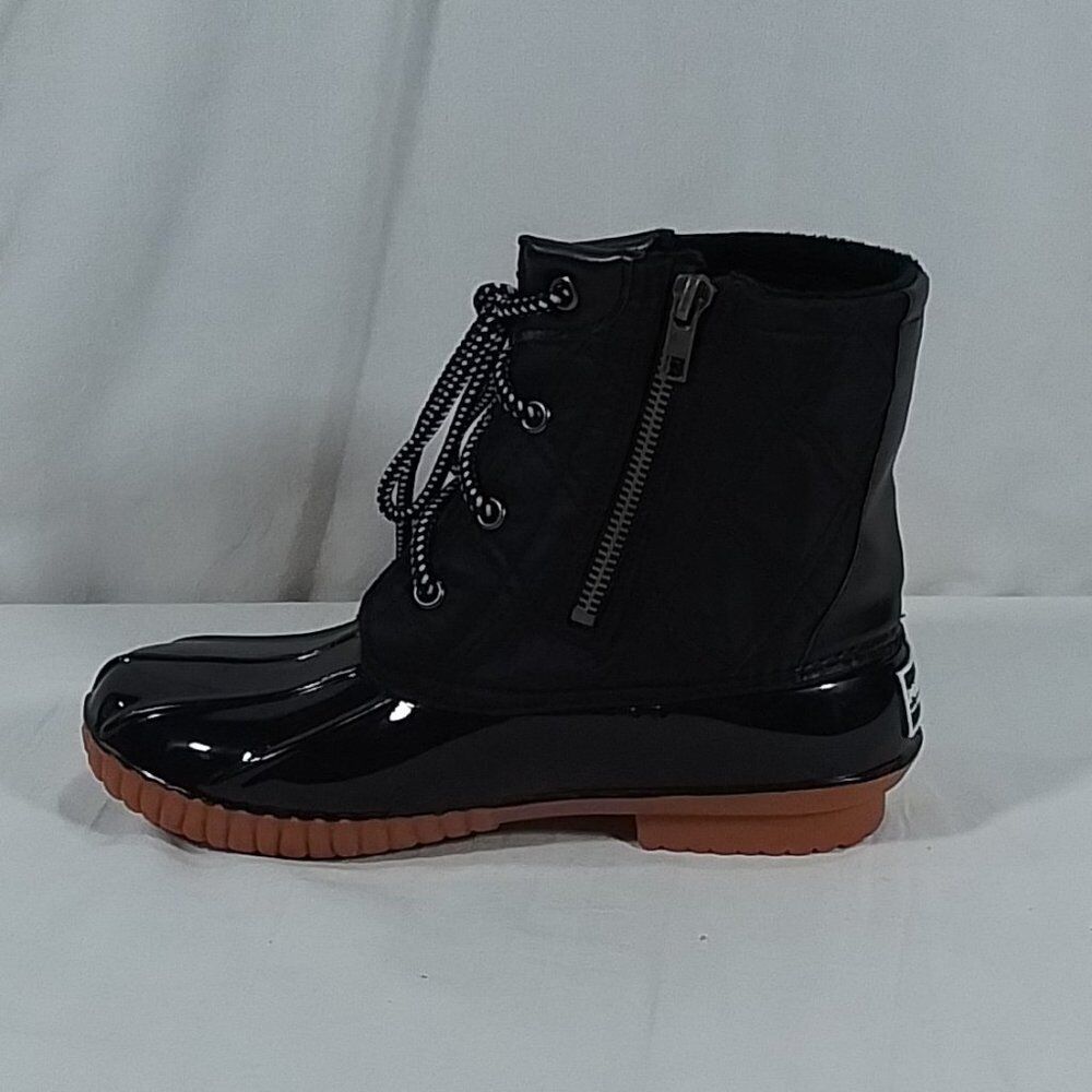 Women's Portland Boot Co. Quilted Duck Boot - Black - 8 - NIB