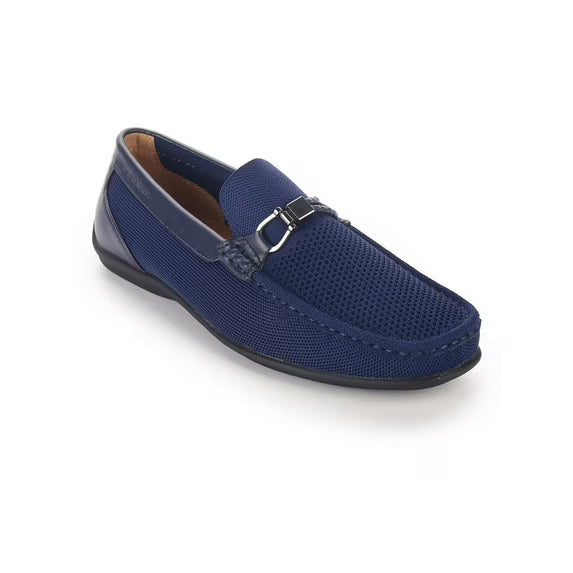 Men's Aston Marc Knit Slip On Walking Loafers - Navy - 10 - NIB