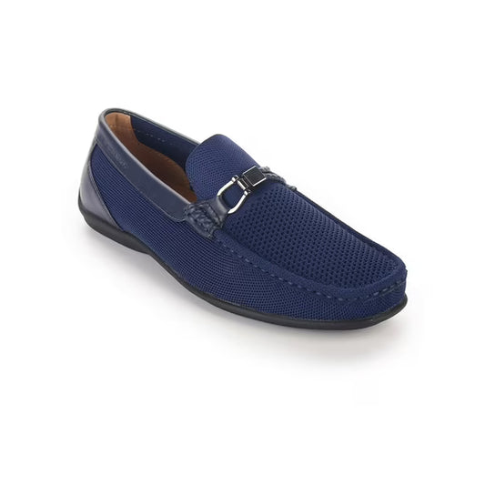 Men's Aston Marc Knit Slip On Walking Loafers - Navy - 10 - NIB