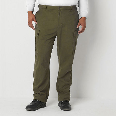 Men's Frye & Co Big & Tall Regular Fit Cargo Pants - Grapeleaf - 50x32 - NWT