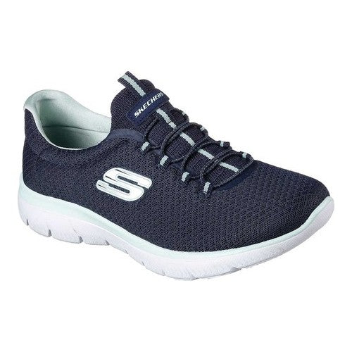 Women's Skechers Sport Summits Quick Getaway Slip On Sneakers - Navy - 6 - NIB