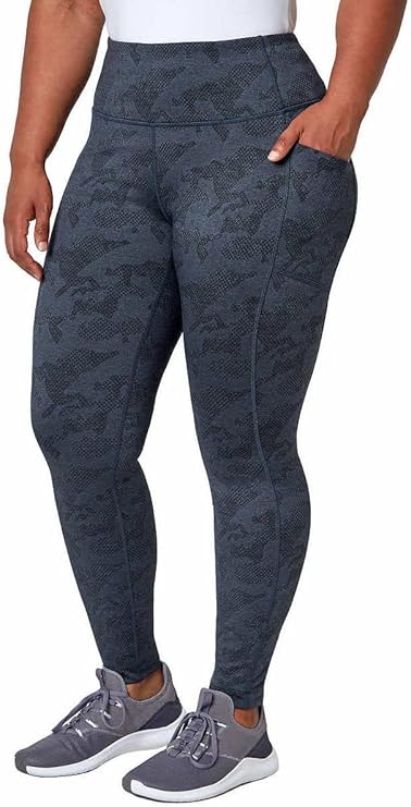 Mondetta Womens Midweight Brushed Jacquard Legging-NWT