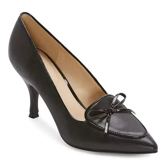 Women's Liz Claiborne Harter Pointed Toe Pumps - Black - 7.5 - NIB