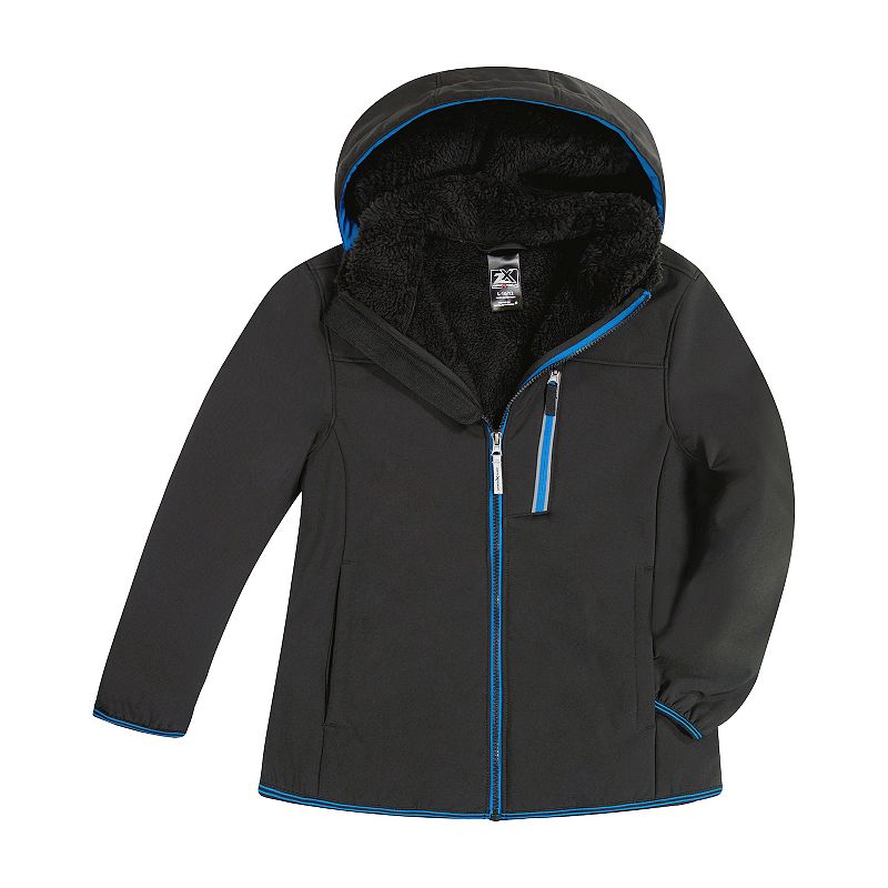 Boys ZeroXposur Condor Softshell Jacket-Medium (8)-Black-NWT