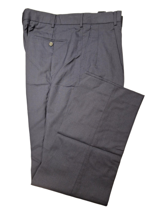 Lands' End Men's Traditional Fit Pleated Front Wool Pants 37x32 NWOT