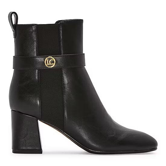 Women's Liz Claiborne Missy Block Heel Booties - Black - 9W - NIB