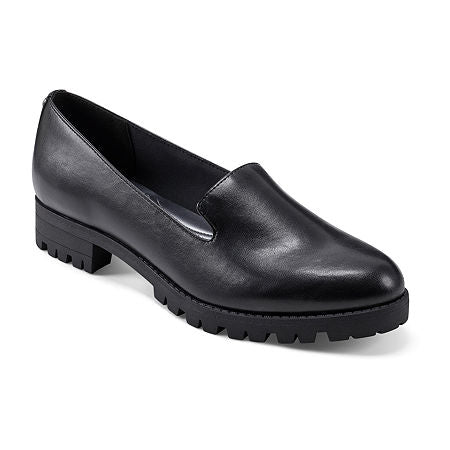 Women's Easy Spirit Geva3 Slip On Casual Shoes - Black - 7 - NIB