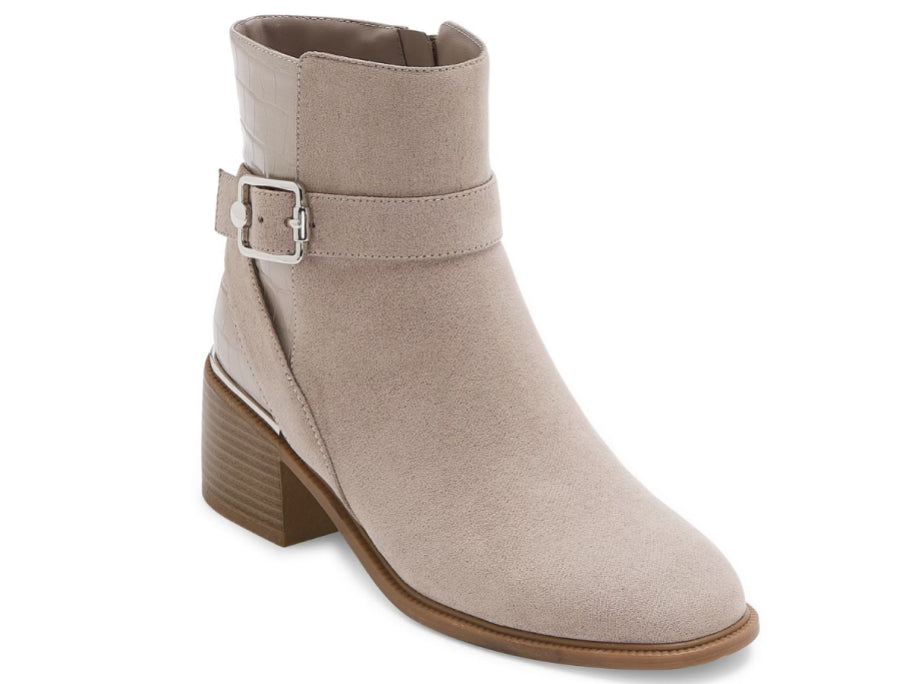 Women's Liz Claiborne Emberly Stacked Heel Chelsea Boots - Koala - 11W - NIB