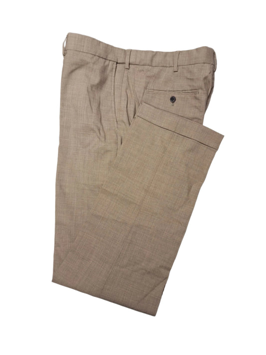 Lands' End Men's Comfort Waist Flat Front Wool Pants 38x29 NWOT