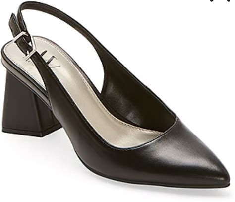 Women's Worthington Wilder Pointed Toe Slingback Pumps - Black - 8.5 - NIB