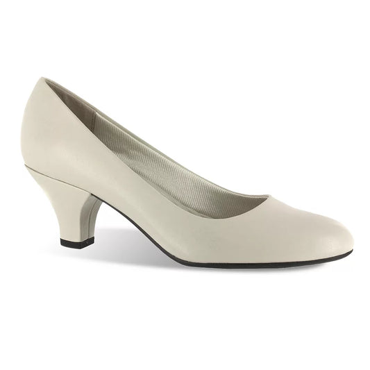 Women's Easy Street Fabulous Dress Pumps - Bone - 7 - NIB
