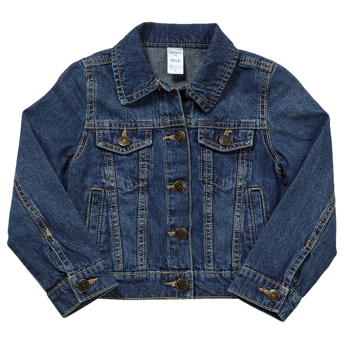 Carter's Little & Big Girls Denim Jacket-5-Blue-NWT