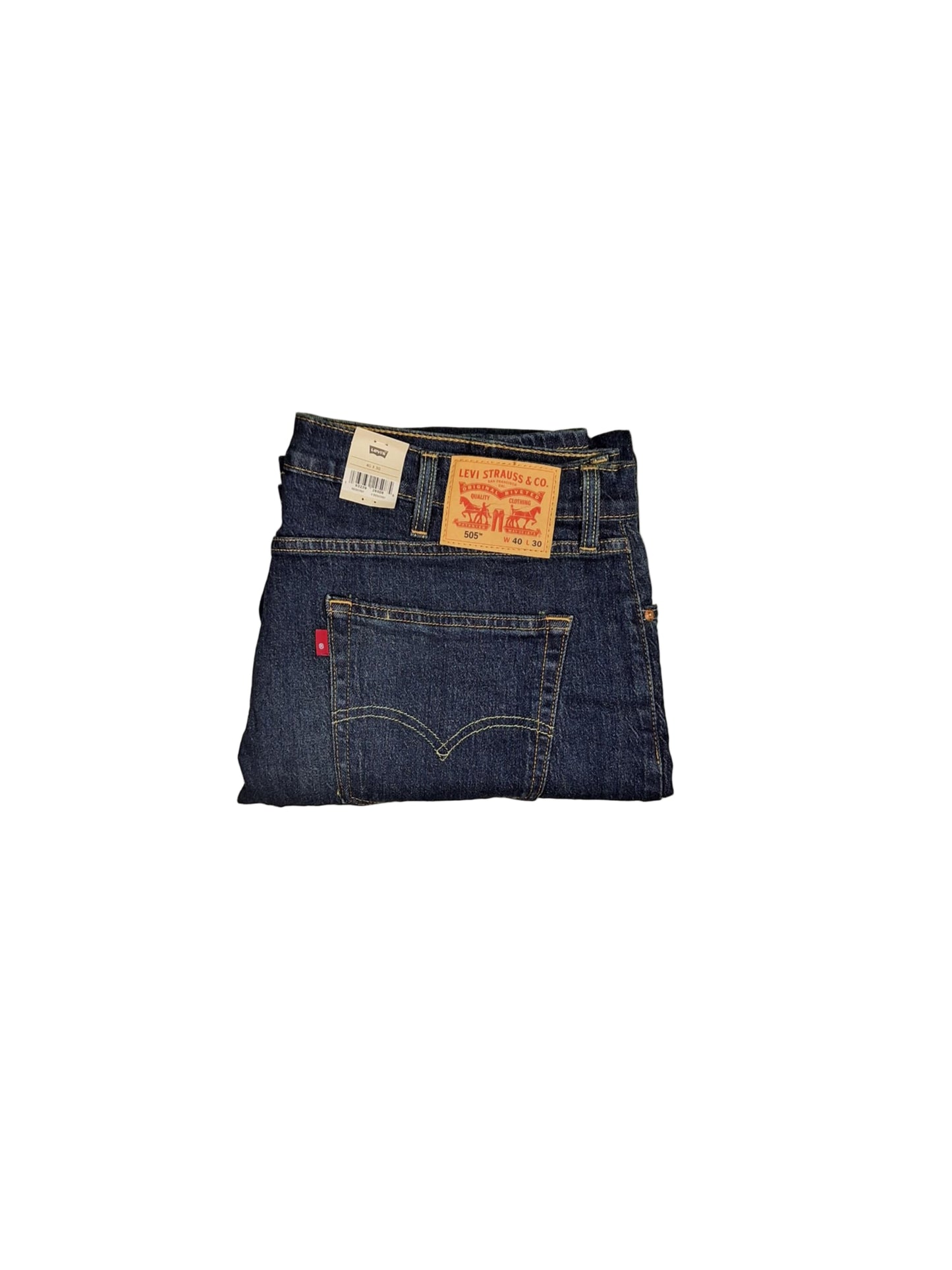Levi's Men's 505 Regular Straight Fit Jeans - Durain (Blue) - 40x30 - NWT