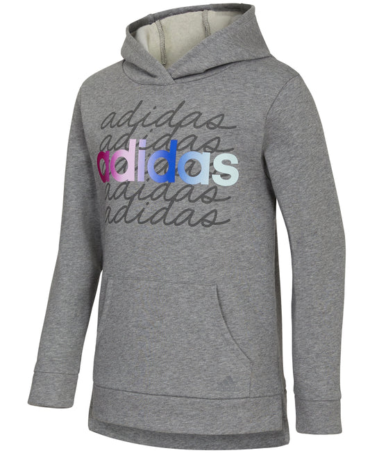 Big Girl's Adidas Event 21 CTN Hoodie -  Charcoal Grey - 14+ - NWT