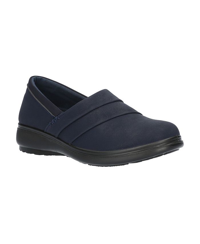 Women's Easy Street Maybell Casual Slip On Shoes - Navy - 6.5 - NIB