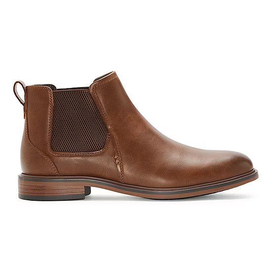 Men's St. John's Bay Rutland Chelsea Boots - Brown - 7.5 - NIB