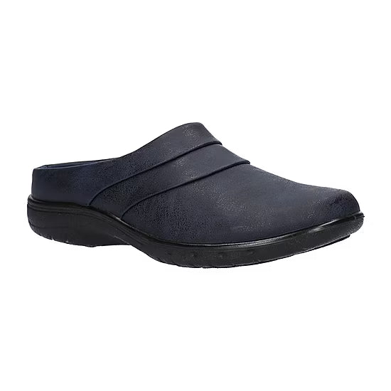 Women's Easy Street Swing Round Mules - Navy - 11W - NIB