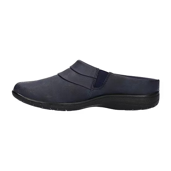 Women's Easy Street Swing Round Mules - Navy - 11W - NIB