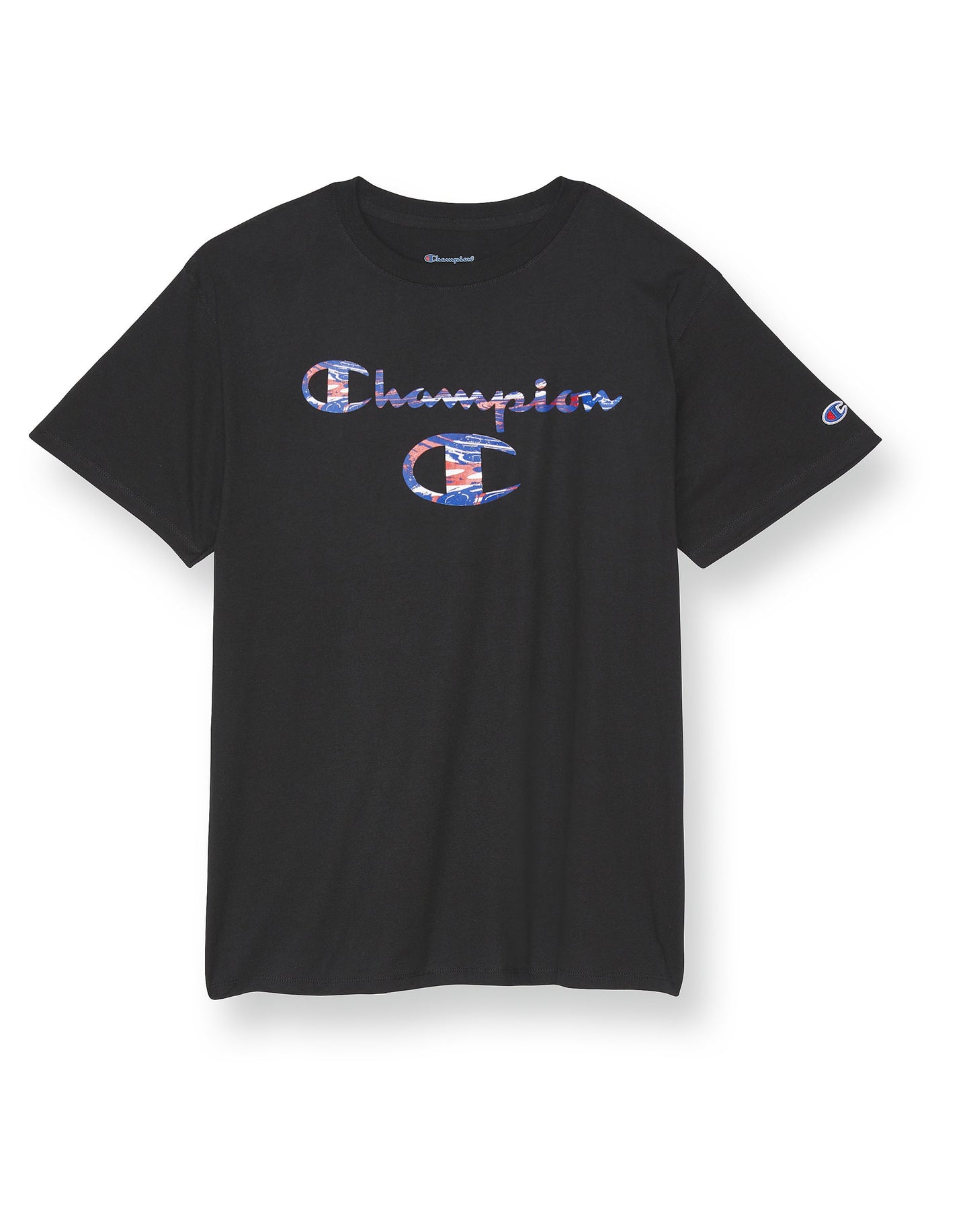 Champion Men's Classic Graphic Tee M Black NWT