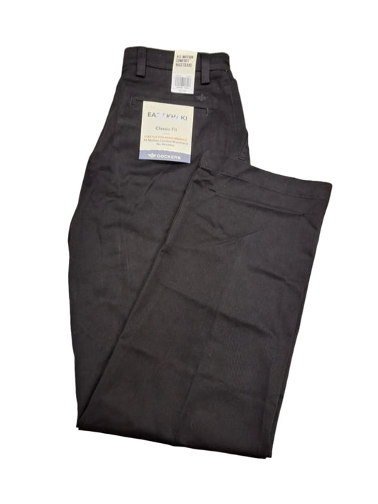 Dockers Men's Classic Fit Easy Khaki Pants 33x32 Black NWT