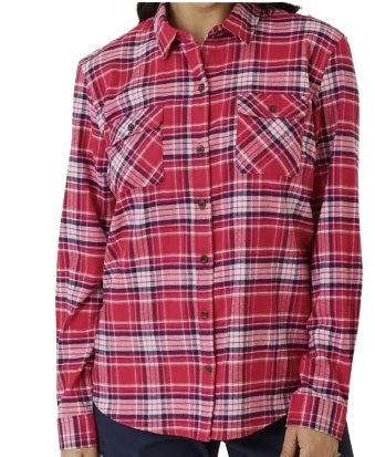 Eddie Bauer Women's Plaid Button Up Flannel-NWOT