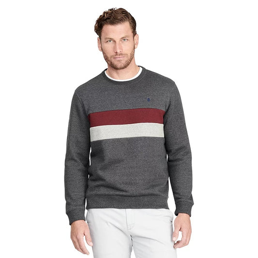 Men's IZOD Crewneck Sweatshirt-L-Gray-NWOT