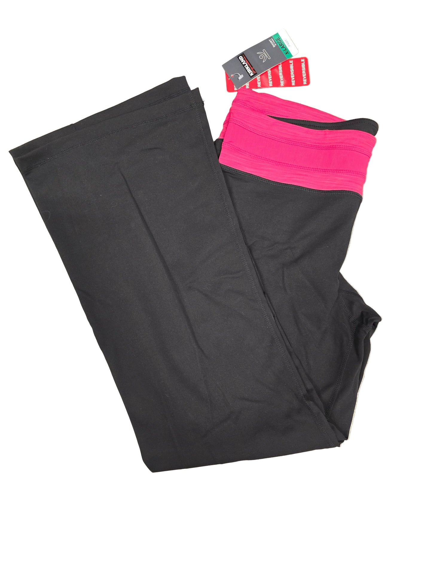 Kirkland Signature Women's Reversible Leggings-Black-XLShort-NWT