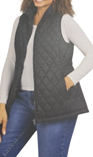 Lands' End Women's 3-in-1 Systems Jacket with Removable Puffer Vest-NWT