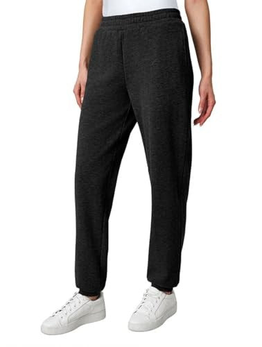 Mondetta Heathered Black Women's Fleece Joggers M NWT