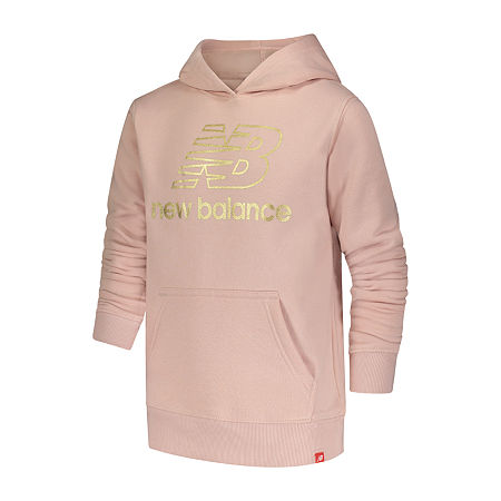 New Balance Girls' Fleece Hoodie Small (7-8) Pink NWT