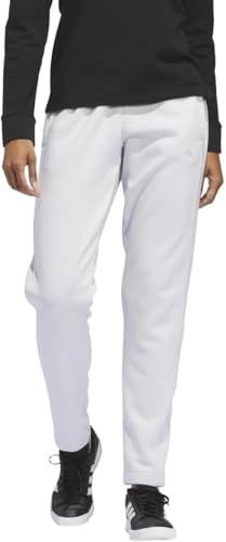 Adidas Women's Relaxed Fit Tapered Leg Fleece Pants XL Gray NWT