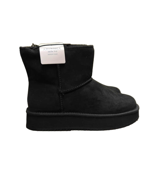 Women's Arizona Jean Co Ruthie Platform Flat Heel Winter Boots - Black - 9 - NIB