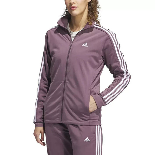 Women's Adidas 3-Stripes Track Jacket - Fig - X-Small - NWT