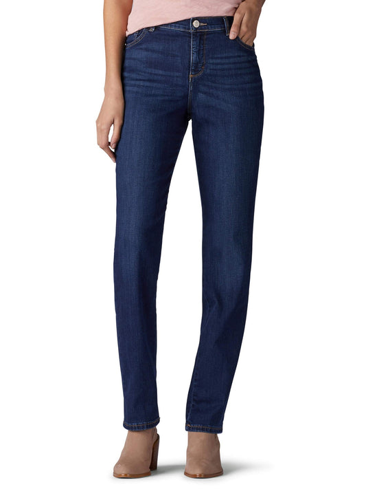 Women's Lee Instantly Slim Relaxed Fit Straight Leg Jeans - Ellis - 14L - NWT