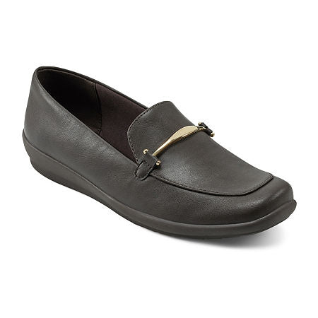 Women's Easy Spirit Arena3 Moc Toe Loafers - Chocolate - 8W - NIB