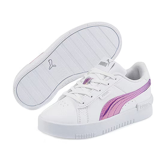 Big Girl's Puma Jada Holo Sneakers - White - 6C - NIB
